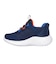 スケッチャーズ（SKECHERS）ジュニアスニーカー ボーイズ スポーツシューズ スリップインズ バウンダー ブリスクバースト ネイビー ブルー 403822…