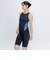 ナイキ（NIKE）水着 レディース 水泳 レッグスーツ ブラック×ネイビー M-LLサイズ 2993162-009