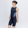 ナイキ（NIKE）水着 レディース 水泳 レッグスーツ ブラック×ネイビー M-LLサイズ 2993162-009