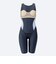 ナイキ（NIKE）水着 レディース 水泳 レッグスーツ ブラック×ネイビー M-LLサイズ 2993162-009