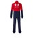 アンダーアーマー（UNDER ARMOUR）ジュニア カラーブロック ビッグロゴ トラックスーツ 上下セット 6012490 410