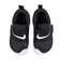ナイキ（NIKE）ベビー スニーカー スポーツシューズ スウッシュ 1 エッセンシャル TD ブラック HV5043-001 面ファスナー ストラップ