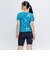 ナイキ（NIKE）フィットネス水着 レディース 水泳 半袖ジップ付きプリントセパレーツ（ブラシ） 2993158-023