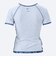ナイキ（NIKE）フィットネス水着 レディース 水泳 半袖ジップ付きプリントセパレーツ（ブラシ） 2993158-009