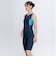 ナイキ（NIKE）水着 レディース 水泳 ジップ付きレッグスーツ ターコイズ M-LLサイズ 2993161-023