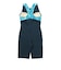 ナイキ（NIKE）水着 レディース 水泳 ジップ付きレッグスーツ ターコイズ 2993161-023