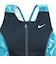 ナイキ（NIKE）水着 レディース 水泳 ジップ付きレッグスーツ ターコイズ 2993161-023