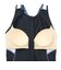 ナイキ（NIKE）水着 レディース 水泳 ジップ付きレッグスーツ ブラック×ネイビー 2993161-009