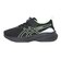 アシックス（ASICS）ジュニア スポーツシューズ スニーカー レーザービーム MP-MG-PS ブラック グリーン 1154A221.001 ランニングシュ…