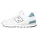ニューバランス（new balance）スニーカー スポーツシューズ 574 ホワイト ブルー U57452Z D スポーツ カジュアル シューズ