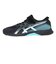 アシックス（ASICS）ジュニアスポーツシューズ ベルクロ ベルト付き スニーカー レーザービーム RK-MG ブラック ブルー 1154A223.002