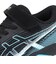 アシックス（ASICS）ジュニアスポーツシューズ ベルクロ ベルト付き スニーカー レーザービーム RK-MG ブラック ブルー 1154A223.002