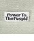 パワー・トゥ・ザ・ピープル（POWER TO THE PEOPLE）スウェット ライクニット 6301039-55 MNT
