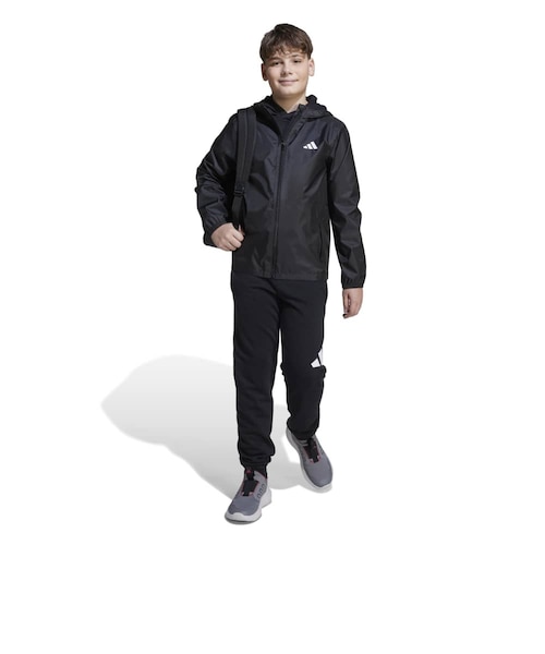  アディダス コットンジャケット黒 JFA アディダス（adidas）ジュニア スモールロゴレインジャケット JVH12