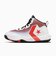 コンバース（CONVERSE）ジュニアバスケットシューズ バッシュ VICSTAR MD ヴィックスター W/R/B 33500480