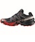 サロモン（SALOMON）ランニングシューズ トレランシューズ スピードクロス 6 ゴアテックス ブラック レッド L49226000 スポーツ シューズ