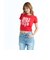 ロキシー（ROXY）ROXY WITH HEART TINY TEE Tシャツ チビT 丈短め 26SPRST261086RED