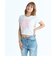 ロキシー（ROXY）ROXY WITH HEART TINY TEE Tシャツ チビT 丈短め 26SPRST261086WHT