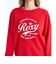 ロキシー（ROXY）ROXY WITH HEART PULLOVER クルーネックスウェット トレーナー ミニ裏毛 26SPRPO261072RED