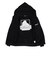 エクストララージ（XLARGE）OG ボックス ジップアップ フーデッド スウェットシャツ 101261012001-BLACK
