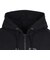 エクストララージ（XLARGE）PERFORATED レザー ロゴ ジップ アップ フーデッド スウェットシャツ 101261012007-BLACK