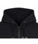 エクストララージ（XLARGE）PERFORATED レザー ロゴ ジップ アップ フーデッド スウェットシャツ 101261012007-BLACK