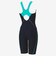 スピード（SPEEDO）フィットネス水着 レディース 水泳 クラッシュドットルースンニースキン 紺 ネイビー M-LLサイズ SFW12563 NQ