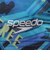 スピード（SPEEDO）水泳 ワーディングストライプスメッシュキャップ 青 ブルー M-Lサイズ SE12606 AQ