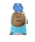 クロックス（crocs）ジュニア サンダル ONE PIECE チョッパー クラシック クロッグ ライトブルー 212795-90H カジュアル シューズ
