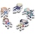 クロックス（crocs）ジビッツチャーム ONE PIECE 5個セット 10018776