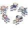 クロックス（crocs）ジビッツチャーム ONE PIECE 5個セット 10018776