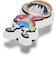 クロックス（crocs）ジビッツチャーム ONE PIECE ルフィ 10018778