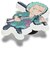 クロックス（crocs）ジビッツチャーム ONE PIECE ロロノア・ゾロ 10018779