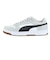 プーマ（PUMA）スニーカー スポーツシューズ リバウンド ジョイ ロウ ワイド ホワイト グレー 39843011 カジュアルシューズ
