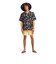クイックシルバー（Quiksilver）ワンピース ゴムゴムの実 総柄グラフィック 半袖シャツ 26SPEQYWT04717PHM6