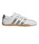 アディダス（adidas）スニーカー スポーツシューズ グランドコート ロー ホワイト ゴールド OOV27-JQ9685 スポーツ カジュアル シューズ