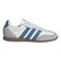 アディダス（adidas）スニーカー スポーツシューズ バレダ ロー ホワイト ブルー OOY96-HQ7390 スポーツ カジュアル シューズ