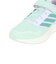 アディダス（adidas）ジュニアスポーツシューズ ベルクロ ベルト付き スニーカー コアファイト 5 ミント NLD75-JP9403 トレーニングシューズ