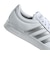 アディダス（adidas）スニーカー スポーツシューズ VL コート ベース ホワイト シルバー NLF53-ID3716 スポーツ カジュアル シューズ