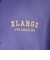 エクストララージ（XLARGE）ハーフ ジップ アップ フーデッド スウェットシャツ 101261012008-PURPLE