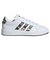 アディダス（adidas）ジュニアスニーカー ボーイズ スポーツシューズ グランドコート 3.0 ホワイト グリーン ONN08-KI5695 カジュアル シ…