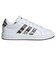 アディダス（adidas）ジュニアスニーカー ボーイズ スポーツシューズ グランドコート 3.0 ホワイト グリーン ONN08-KI5695 カジュアル シ…