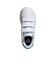 アディダス（adidas）ジュニアスニーカー ボーイズ スポーツシューズ アドバンコート ベース 2.0 ホワイト グリーン NLE01-IE9019 カジュ…
