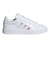 アディダス（adidas）ジュニアスニーカー ボーイズ スポーツシューズ グランドコート 3.0 ホワイト ピンク ONG54-JQ1978 カジュアル シュ…