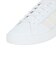 アディダス（adidas）ジュニアスニーカー ボーイズ スポーツシューズ グランドコート 3.0 ホワイト ピンク ONG54-JQ1978 カジュアル シュ…