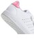 アディダス（adidas）ジュニアスニーカー ガールズ スポーツシューズ アドバンコート ベース 2.0 ホワイト ピンク NLE01-ID1305 カジュア…