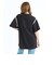 ロキシー（ROXY）SURF CITY フロッキープリント 半袖Tシャツ 26SPRST261088BBK