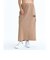 ロキシー（ROXY）ROXY TRUST ロングスカート スリット・カーゴポケット付き 26SPRSK261059BEG
