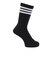 アディダス（adidas）靴下 スリーストライプス クッション スポーツウェア クルーソックス 3足組 黒 25-30cm UW730-KC9641 ソックス