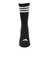 アディダス（adidas）靴下 スリーストライプス クッション スポーツウェア クルーソックス 3足組 黒 25-30cm UW730-KC9641 ソックス